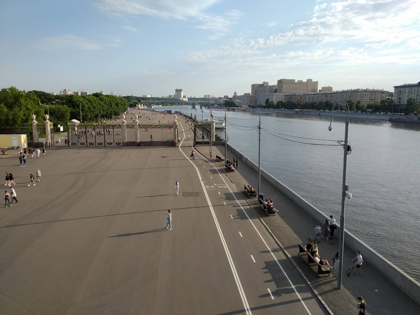 Вид с Крымского моста